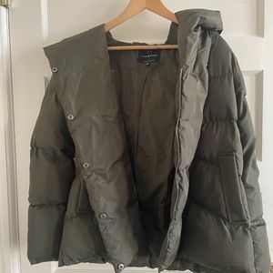 Lucky Brand Olive Puffer Jacket